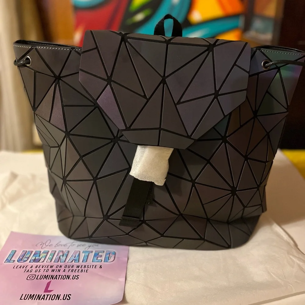 Lumination Holographic Backpack still in bag with tags never been used - Picture 7 of 8